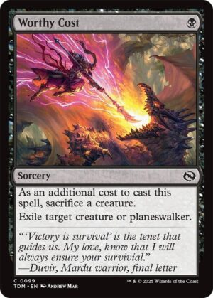 Worthy Cost - 99: Tarkir: Dragonstorm