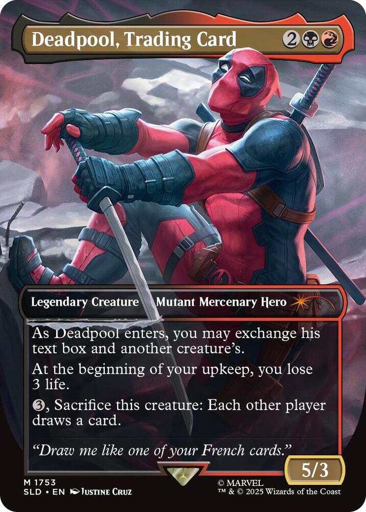 Deadpool, Trading Card (1753) - 1753: Secret Lair Drop Series