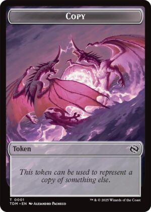 Copy // Monk Double-Sided Token - 1 // 3: Tarkir: Dragonstorm