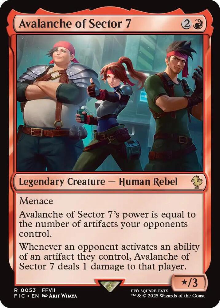 Avalanche of Sector 7 - 53: Commander: FINAL FANTASY