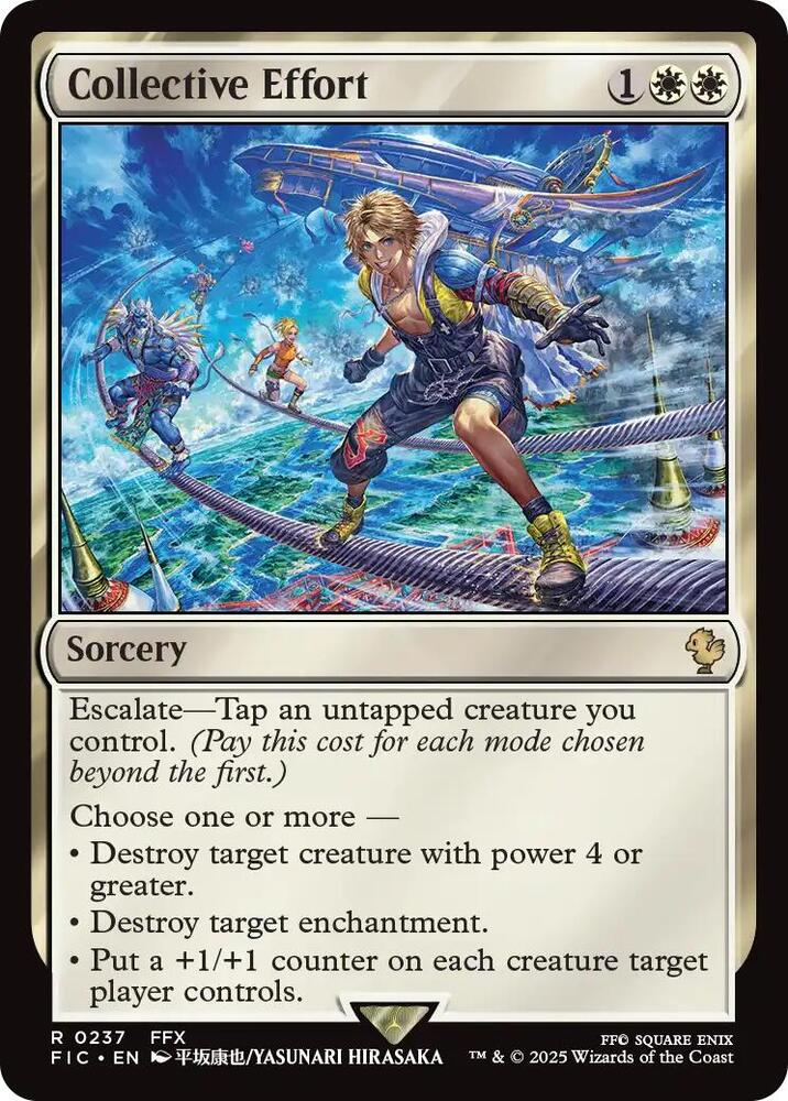 Collective Effort (Surge Foil) - 237: Commander: FINAL FANTASY