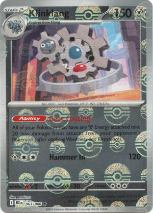 Klinklang (Poke Ball Pattern) - 063/086: SV: Black Bolt