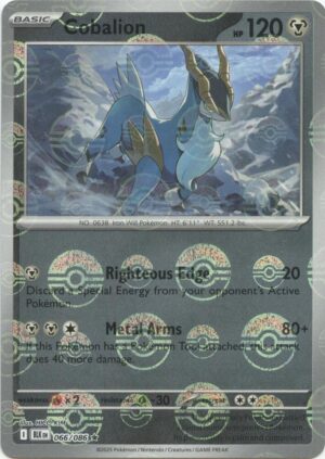 Cobalion (Poke Ball Pattern) - 066/086: SV: Black Bolt