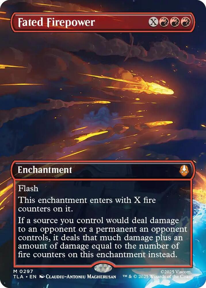Fated Firepower (Borderless) - 297: Avatar: The Last Airbender