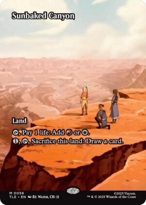Sunbaked Canyon (Borderless) - 58: Avatar: The Last Airbender: Eternal-Legal