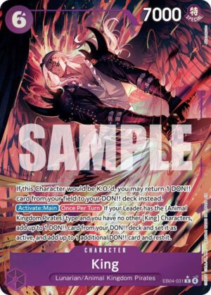 King (Alternate Art) - EB04-031: The Azure Sea's Seven