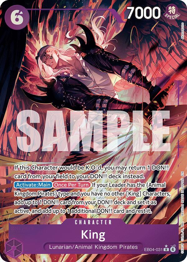 King (Alternate Art) - EB04-031: The Azure Sea's Seven