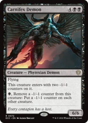 Carnifex Demon - 72: Commander: Lorwyn Eclipsed