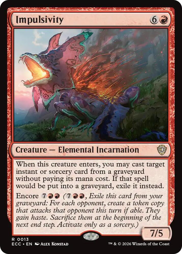 Impulsivity - 13: Commander: Lorwyn Eclipsed