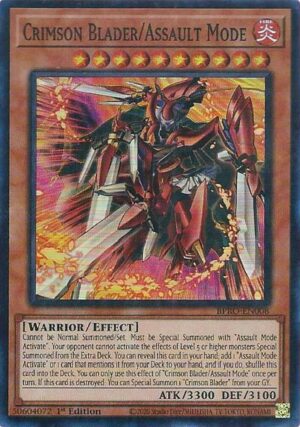 Crimson Blader/Assault Mode - BPRO-EN008: Burst Protocol