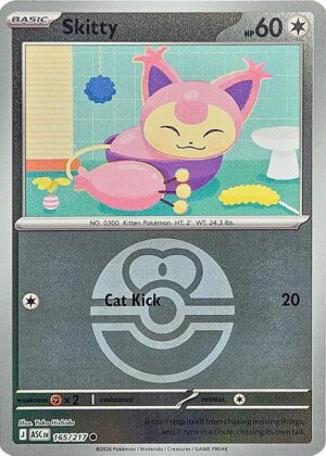 Skitty (Love Ball) - 165/217: ME: Ascended Heroes