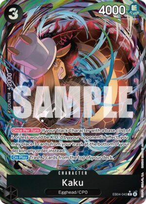 Kaku (Alternate Art) - EB04-043: Adventure on Kami's Island
