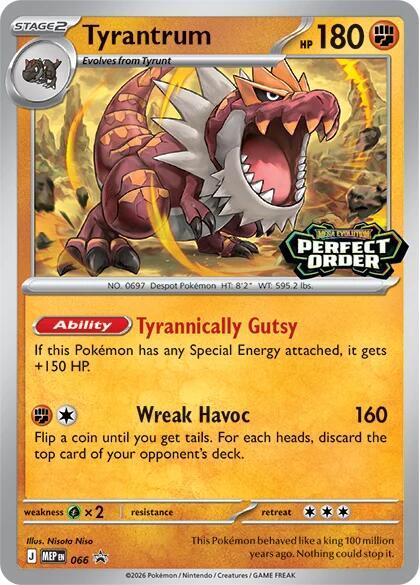 Tyrantrum - 066 - 066: ME: Mega Evolution Promo
