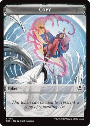 Copy // Spirit (0010) Double-Sided Token - 1 // 10: Secrets of Strixhaven