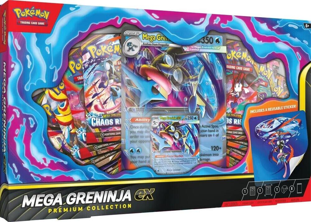 Mega Greninja ex Premium Collection: Miscellaneous Cards & Products