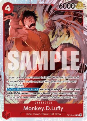 Monkey.D.Luffy - OP16-015: The Time of Battle