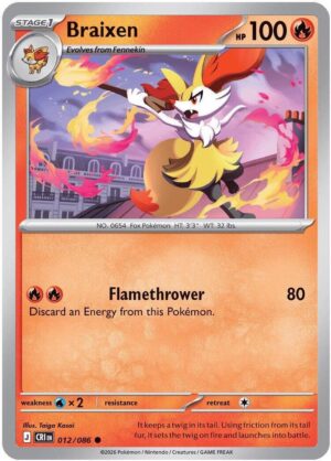 Braixen - 012/086: ME04: Chaos Rising