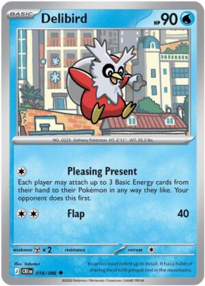 Delibird - 018/086: ME04: Chaos Rising