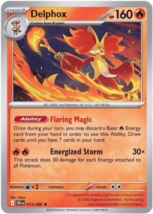 Delphox - 013/086: ME04: Chaos Rising
