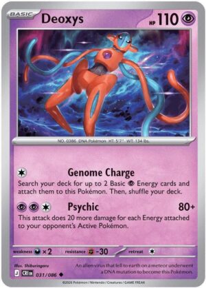 Deoxys - 031/086 - 031/086: ME04: Chaos Rising