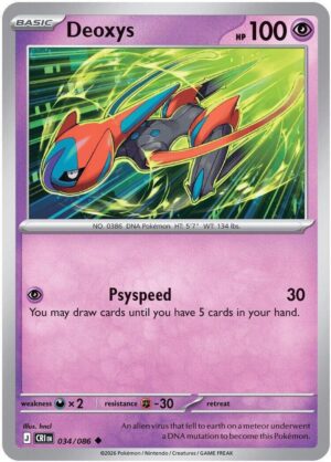 Deoxys - 034/086 - 034/086: ME04: Chaos Rising