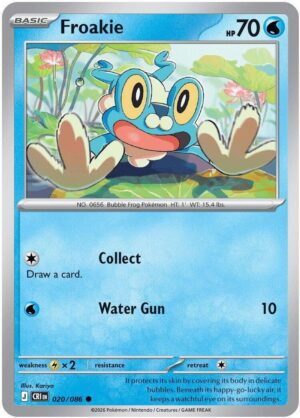 Froakie - 020/086 - 020/086: ME04: Chaos Rising