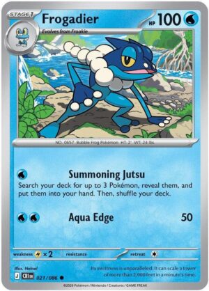 Frogadier - 021/086 - 021/086: ME04: Chaos Rising
