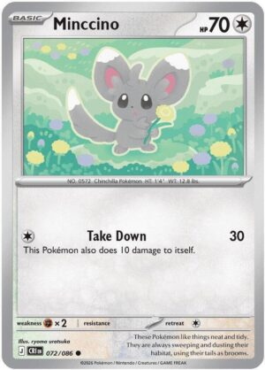 Minccino - 072/086: ME04: Chaos Rising