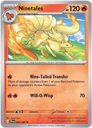 Ninetales - 009/086: ME04: Chaos Rising