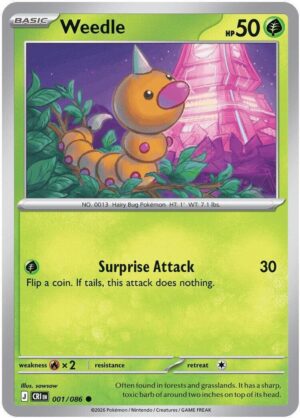 Weedle - 001/086: ME04: Chaos Rising