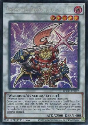 Legendary Six Samurai - Shi En - BLGG-EN007: Battles of Legend: Glorious Gallery
