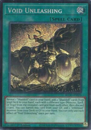 Void Unleashing - BLGG-EN025: Battles of Legend: Glorious Gallery