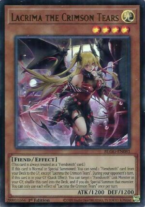 Lacrima the Crimson Tears - BLGG-EN081: Battles of Legend: Glorious Gallery
