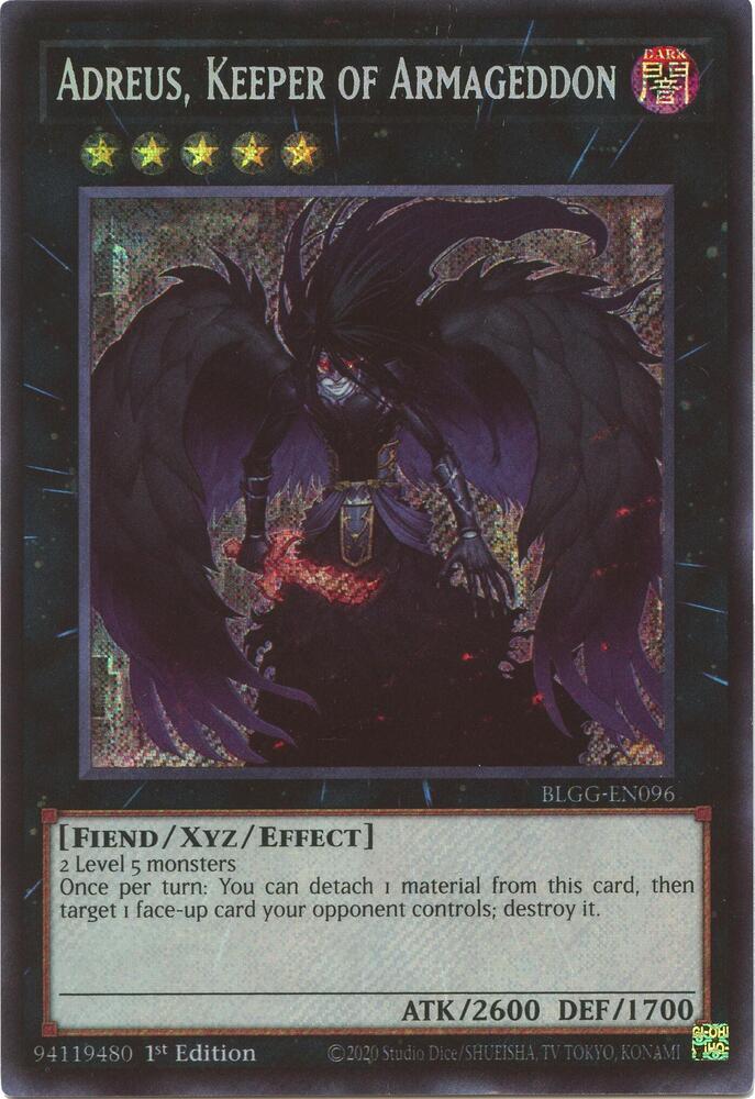 Adreus, Keeper of Armageddon - BLGG-EN096: Battles of Legend: Glorious Gallery