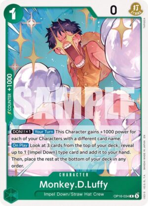 Monkey.D.Luffy (034) - OP16-034: The Time of Battle