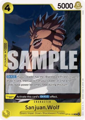 Sanjuan.Wolf - OP16-106: The Time of Battle