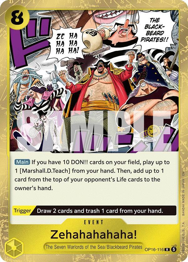 Zehahahahaha! - OP16-116: The Time of Battle