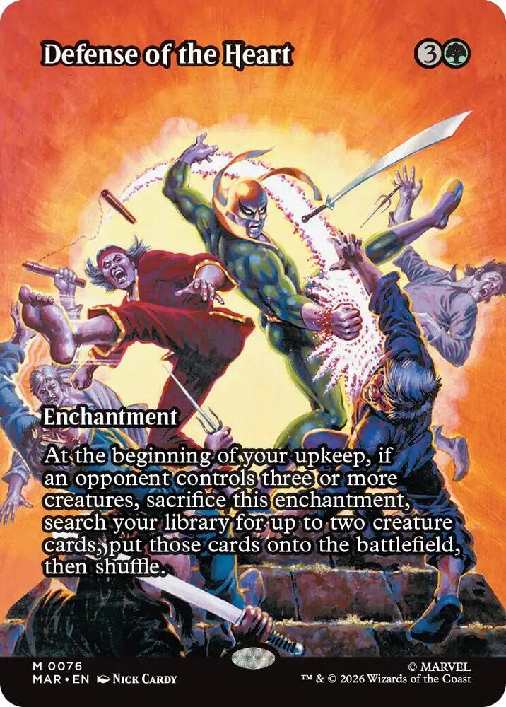 Defense of the Heart (Borderless) - 76: Marvel Universe Eternal-Legal