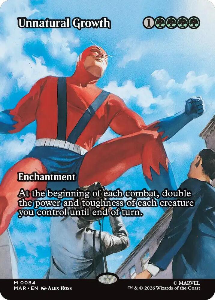 Unnatural Growth (Borderless) - 84: Marvel Universe Eternal-Legal