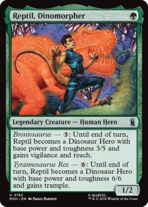 Reptil, Dinomorpher - 182: Marvel Super Heroes