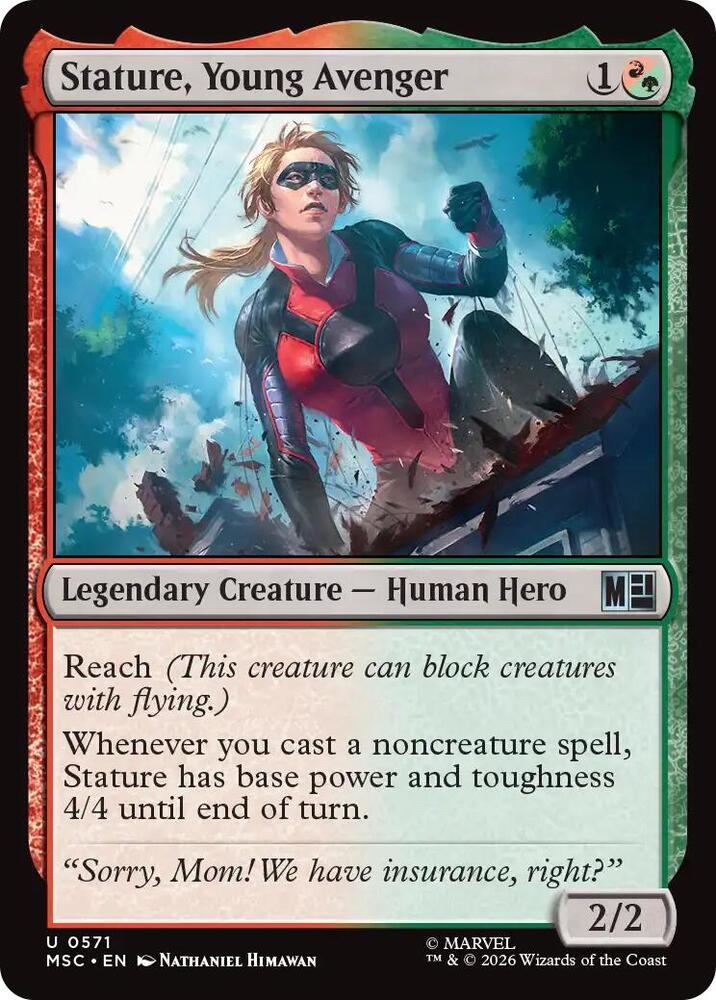 Stature, Young Avenger - 571: Commander: Marvel Super Heroes