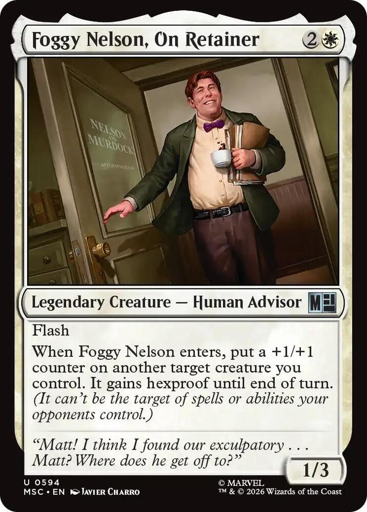 Foggy Nelson, On Retainer - 594: Commander: Marvel Super Heroes