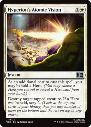 Hyperion's Atomic Vision - 600: Commander: Marvel Super Heroes