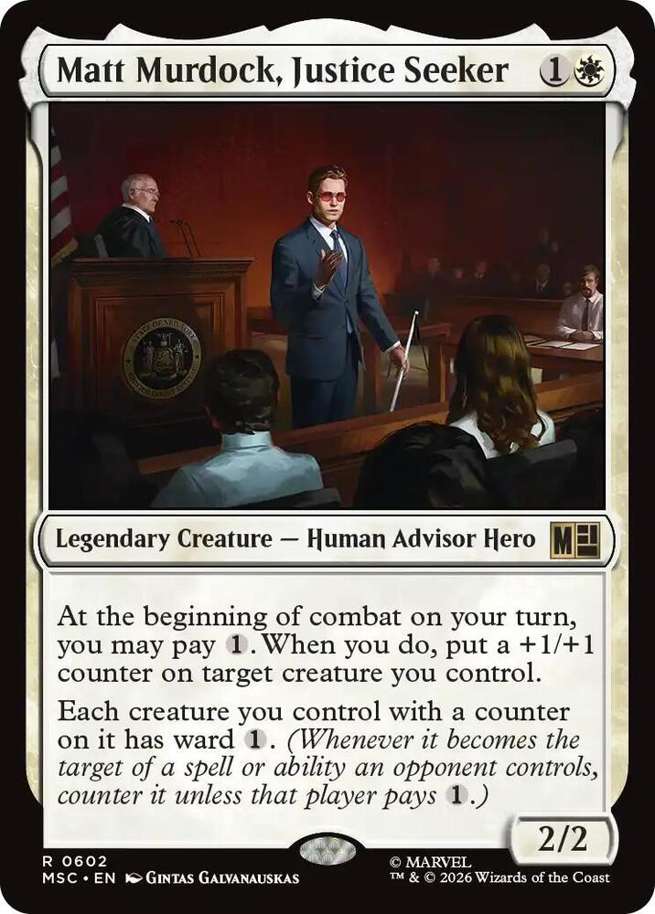 Matt Murdock, Justice Seeker - 602: Commander: Marvel Super Heroes