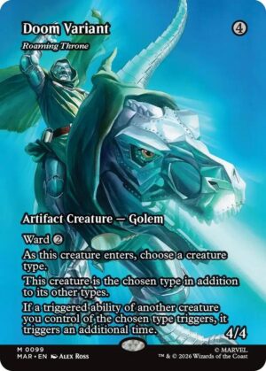 Doom Variant - Roaming Throne (Borderless) - 99: Marvel Universe Eternal-Legal