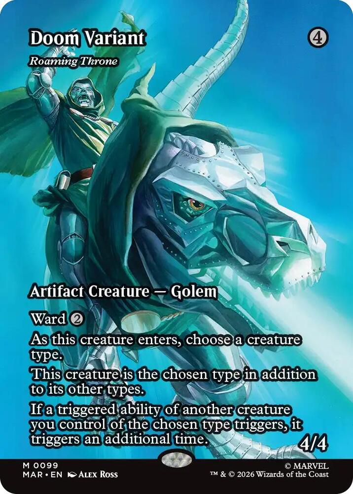 Doom Variant - Roaming Throne (Borderless) - 99: Marvel Universe Eternal-Legal