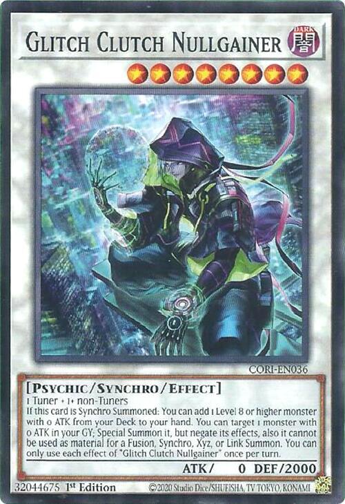 Glitch Clutch Nullgainer - CORI-EN036: Chaos Origins