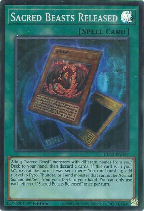 Sacred Beasts Released - CORI-EN047: Chaos Origins