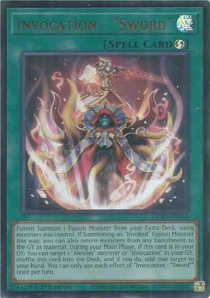 Invocation - "Sword" - CORI-EN053: Chaos Origins
