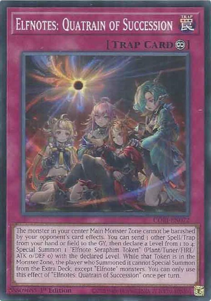 Elfnotes: Quatrain of Succession - CORI-EN072: Chaos Origins